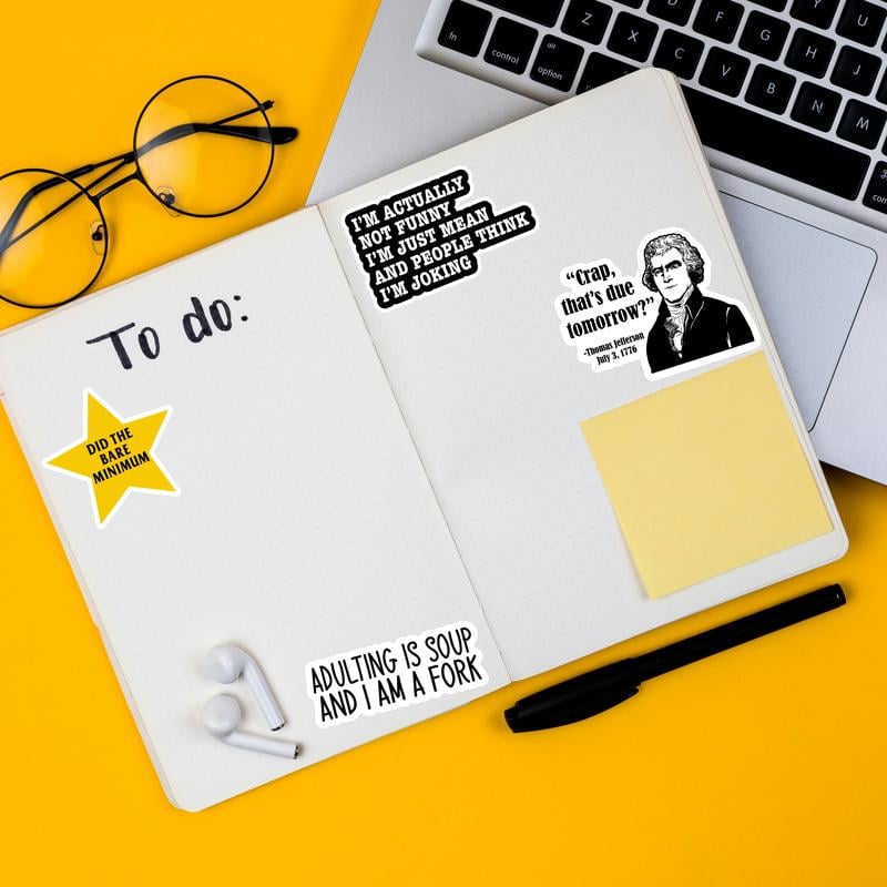 130 PCS Funny Saying Sticker Pack