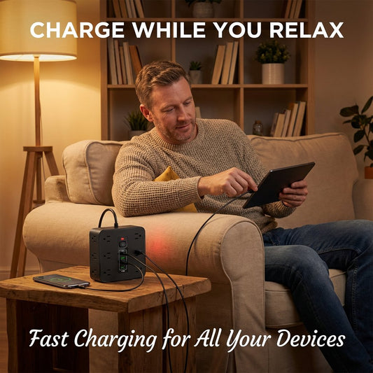 16-in-1 Power Strip Surge Protector