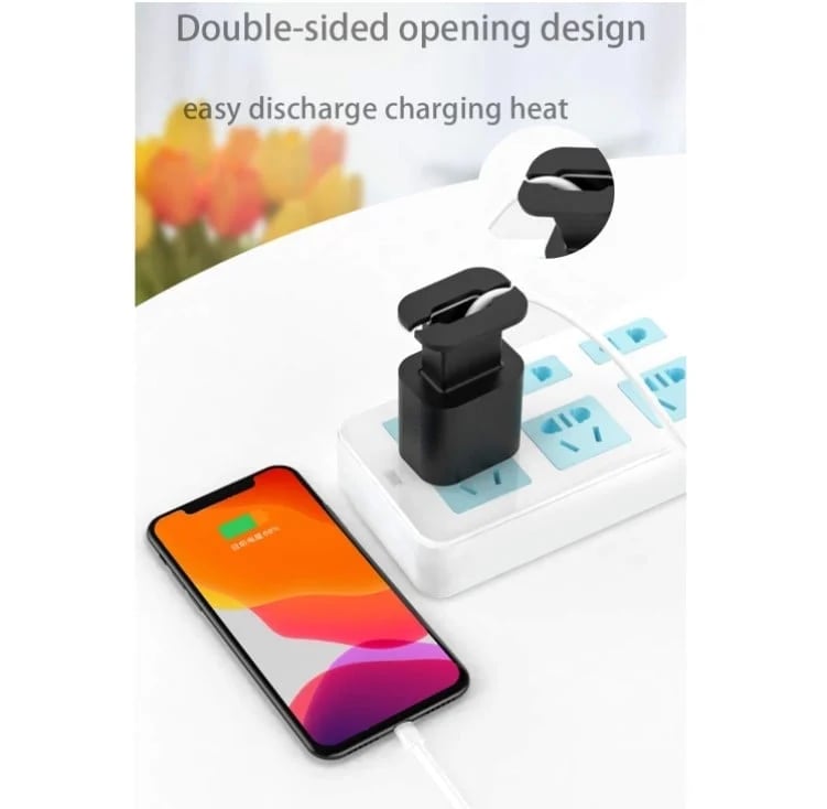 (🎄Christmas Big Sale -50% OFF)2 In 1 Silicone Charger Protector