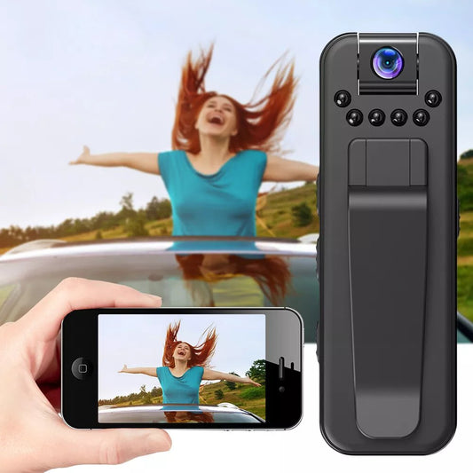 1080P HD Mini Camera with PIR Motion Detection | Portable Body Camera for Security, Travel, and Personal Use